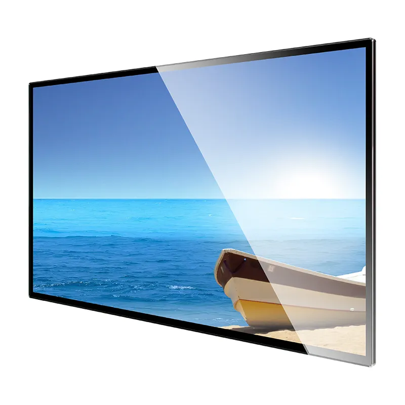 32/43/50/55/65/70/75/85/86/98/100 Opknoping wall Mounted Screen Lcd Reclame Digital Signage Display Board