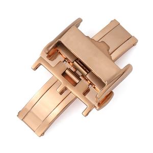 Reemplazo de <span class=keywords><strong>reloj</strong></span> maestro de alta calidad 12mm 14MM 16MM 18mm hebilla de <span class=keywords><strong>reloj</strong></span> de despliegue de cierre de mariposa para <span class=keywords><strong>correa</strong></span> de cuero <span class=keywords><strong>Longines</strong></span> - Product Image 2