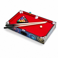 Table de billard miniature en MDF personnalisée avec support pour boules de billard pour enfants, famille, fête, vente en gros OEM