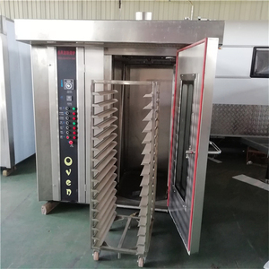 Horno Rotatorio Comercial de Aire Caliente de 16 Bandejas para Hornear Bagels, Pasteles, Tostadas, Pizza, Pan y Baguettes, Eléctrico, para Panadería y Pastelería - Product Image 3