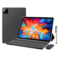 Tablette PC Android 15 pour Adultes et Enfants 2026, 10,1 Pouces, Octa Core, Tout-en-un, PAD 7S 8+256 Go avec Clavier, Étui et Souris