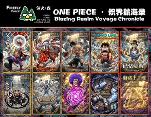 Vente en gros de cartes de jeu de société de collection d'anime A6 grand format Firefly Forest One Piece Blazing Realm Voyage Chronicle - Product Image 2