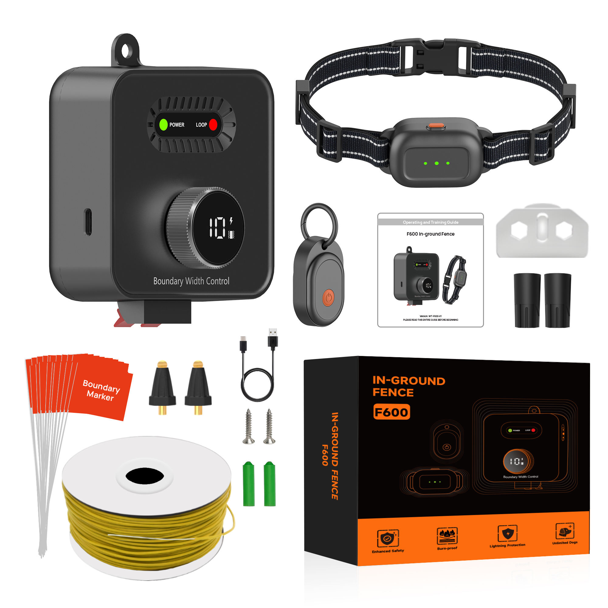 Noir-fils de calibre 24 pour F600