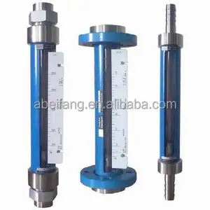 Rotameter pengukur aliran tabung logam, engkol