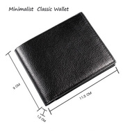 Dompet Lipat Pria Bogia Promotion Termurah, Kulit PU, Minimalis, Custom, Dompet Tipis untuk Kantong Depan