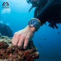 Montres de plongée en titane OEM Miyota 9015 200m 300m Lumineuses Saphir Automatiques Mécaniques pour Hommes