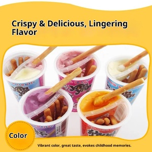 Bâtonnets à tremper en gros-50g de sauces à tartiner <span class=keywords><strong>au</strong></span> <span class=keywords><strong>chocolat</strong></span> et à confiture avec biscuits <span class=keywords><strong>au</strong></span> doigt, collations pour enfants - Product Image 3