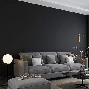 Papier peint <span class=keywords><strong>vinyle</strong></span> auto-adhésif couleur unie, film mat imperméable <span class=keywords><strong>à</strong></span> peler et <span class=keywords><strong>coller</strong></span> pour chambre <span class=keywords><strong>à</strong></span> coucher, dortoir, meubles - Product Image 1