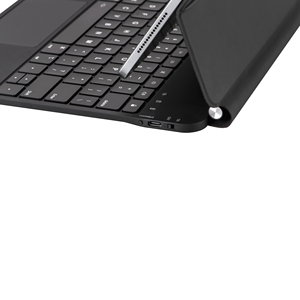 เคสคีย์บอร์ดเมจิกสำหรับ <span class=keywords><strong>iPad</strong></span> <span class=keywords><strong>Pro</strong></span> 12.9 "/AIR 13" M2-Waterproof วัสดุ PU & ขาตั้งบานพับ - Product Image 5
