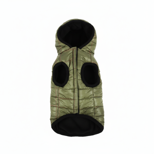 Veste d'hiver imperméable et écologique pour chien Manteau de neige chaud doublé polaire 100% coton Harnais pour petits chiens de taille moyenne et grande - Product Image 1