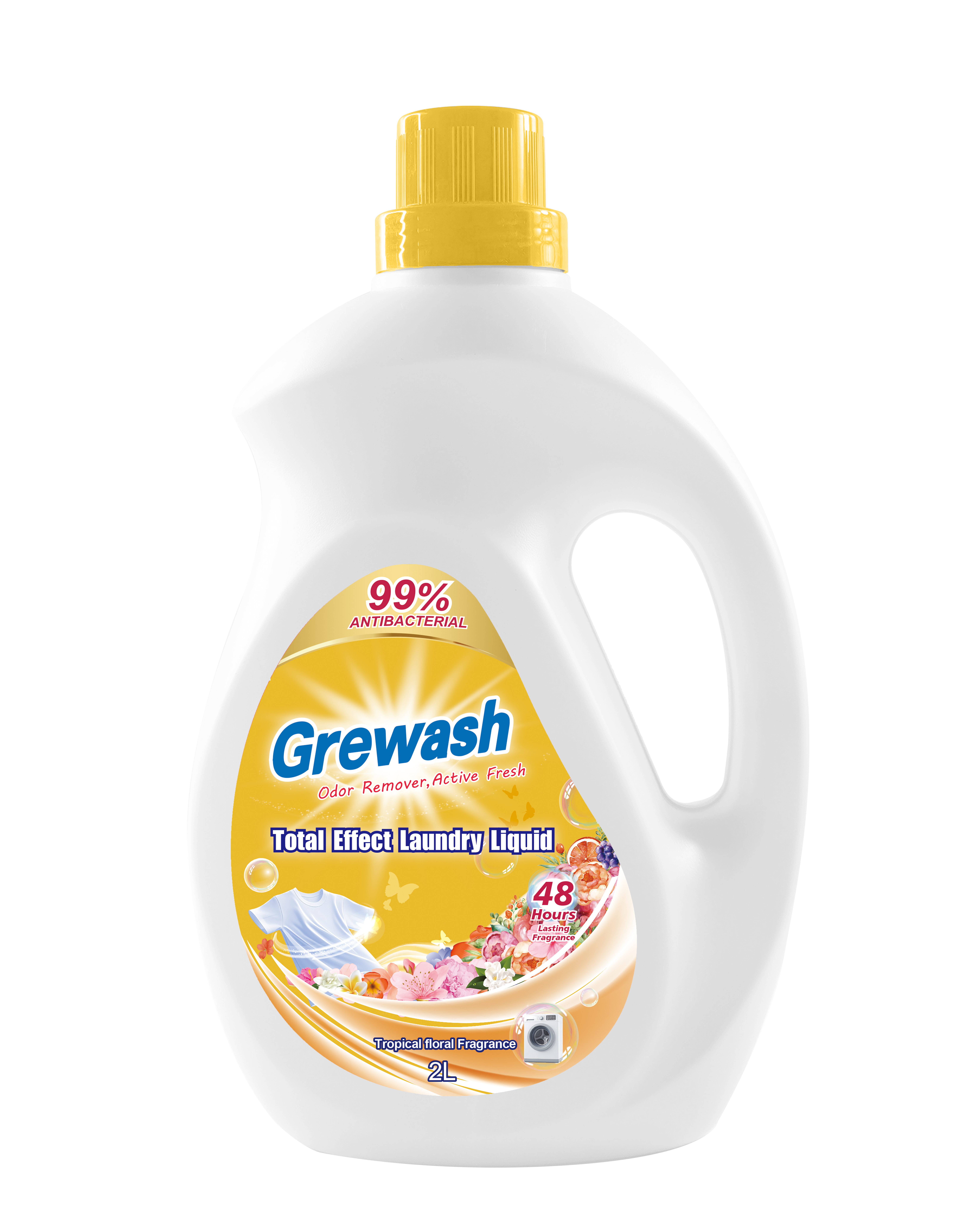 Détergent liquide jaune