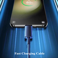 Chargeur mural électrique à charge rapide 40W avec double port USB type C PD, prise européenne, noir et blanc