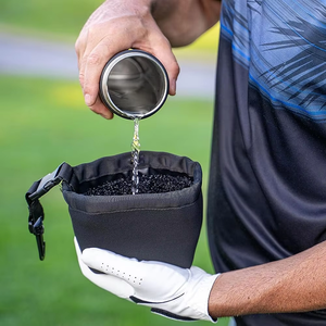 <span class=keywords><strong>Bolsa</strong></span> limpiadora de <span class=keywords><strong>palos</strong></span> de <span class=keywords><strong>golf</strong></span> ligera portátil con clip desmontable y forro impermeable logotipo personalizado para limpieza de bolas - Product Image 6