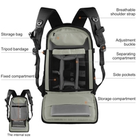 Sac à dos étanche PULUZ pour stabilisateur de cardan DJI Ronin-SC Ronin-S avec housse de pluie