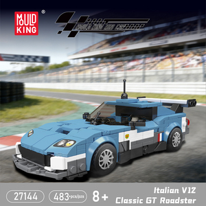 Mould King 27144 Italian V12 Classic GT Convertible Sports Car Building <strong>Blocks</strong> Set Vehicle Model <strong>Bricks</strong> for Kids Christmas gift - Product Image 2