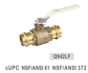 Support de personnalisation OEM Pièces de plomberie Robinet à boisseau sphérique en laiton sans plomb 250psi - Product Image 2