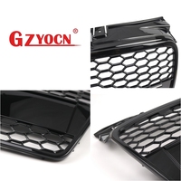 Grille de Pare-chocs Avant en Nid d'Abeille pour Audi A4 B7 2005-2007 Version Européenne, Adaptée aux Véhicules à Conduite à Gauche 8E0853651J