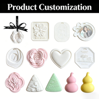 Diffuseur de parfum pour armoire avec logo personnalisé, tablettes parfumées à l'osmanthus en plâtre, artisanat en gypse, aromathérapie pour la maison et la chambre