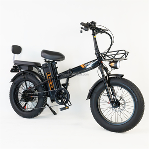 Bicicleta Eléctrica Plegable DISIYUAN F1 500W 48V Litio Rueda Ancha de 20x4 Pulgadas Ebike con Asiento Trasero Bicicleta Eléctrica de Montaña - Product Image 2