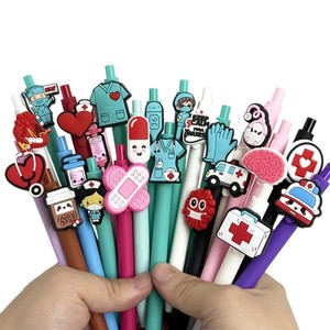 Creative Medical Cartoon Soft Rubber Nurse <b>Pen</b> 14.5cm <b>Ballpoint</b> <b>Pen</b> For Student Office Stationery - Product Image 5