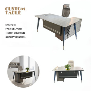 Scrivania da <span class=keywords><strong>Ufficio</strong></span> Rettangolare di Grandi Dimensioni, Postazione di Lavoro Modulare, Tavoli per Manager e Dipendenti, Spazio di Lavoro per <span class=keywords><strong>Ufficio</strong></span> - Product Image 1