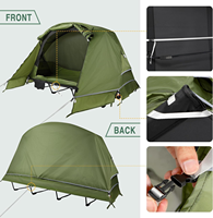 Lit de tente multifonctionnel de fabrication professionnelle pour adultes lit de tente de Camping pliant pour 1 personne Portable surélevé