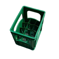 Fabricant moderne de paniers à bière de haute qualité Caisse empilable en plastique pour 24 bouteilles Caisse de stockage pour bouteilles de bière