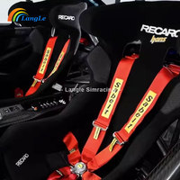 Simulateur de course Cockpit Support de roue de simulation de voiture en métal Plateforme de course Sim personnalisable pour les joueurs Simagic Moza Fanatec Simucube