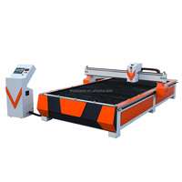 2040ราคาของจีน Cnc เครื่องตัดพลาสม่าที่มีน้ำเย็นตารางตัด20มิลลิเมตรตัดความหนาโลหะเหล็ก