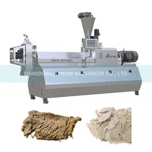 Artificial meat HMMA high moisture soybean meat analogues making machines
