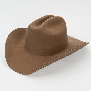 Sombrero Fedora de <span class=keywords><strong>Vaquero</strong></span> Occidental de Color Puro para Otoño e Invierno, de Lana, con Ala Ancha, Versátil, de Alta Gama, para Fiestas, Aire Libre, Cálido, para <span class=keywords><strong>Hombre</strong></span> y Mujer - Product Image 5