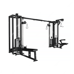 Station multifonctionnelle d'entraînement de force Smith <span class=keywords><strong>Machine</strong></span> Squat Rack 4 Station <span class=keywords><strong>Basic</strong></span> Trainer - Product Image 1
