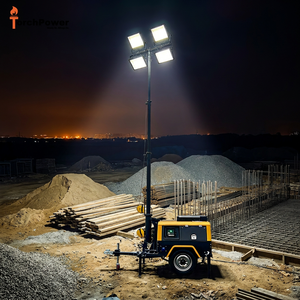 Competitive Price IP65 LED 400/800W Mobile Portable Light Tower With Engine <b>Generator</b> 50Hz 60Hz Genset for Emergency Use TP-LT S - Product Image 1