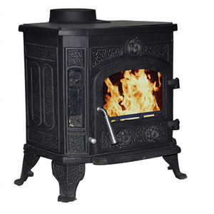 Bestfire Factory Direct Freestanding Modern Cast Iron Wood Burning Stove Living Room 6KW Heat Output <strong>EN13240</strong> Certified Durable - Product Image 5