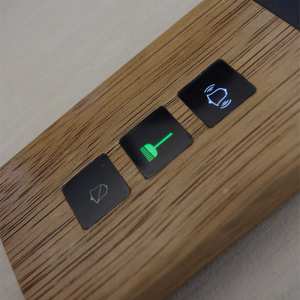 Ezd điện tử bằng gỗ thông minh khách sạn tường nhà cửa phòng dẫn số dấu hiệu tấm DND mur khách dịch vụ doorplates với chuông cửa - Product Image 3