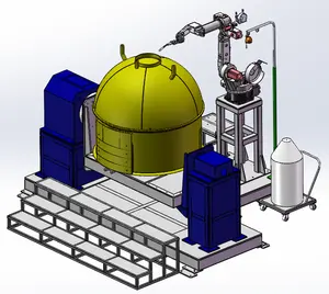 핫 세일 L 사이즈 2 축 산업용 로봇 암 용접 시스템
