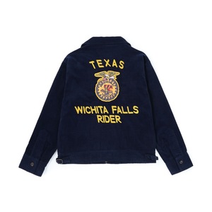 High-End Men's Corduroy <strong>Jacket</strong> Retro American Style Long Sleeve Embroidered 100% Cotton Peasants' Association Youth - Product Image 2
