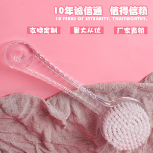 Cepillo de baño de plástico con cerdas suaves, forma ovalada, 24*7*3.5cm, cepillo de masaje para adultos - Product Image 5