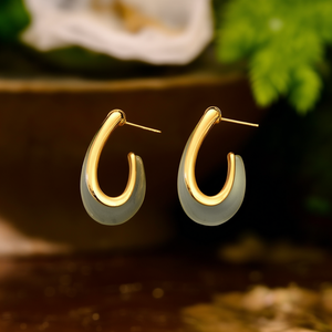 Pendientes de Moda, Acero Inoxidable 316L, Baño de Oro PVD, Sostenibles y Resistentes - Product Image 3