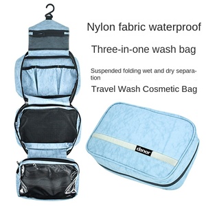Tùy Chỉnh Ba Trong Một Du Lịch Lưu Trữ Có Thể Gập Lại Túi Mỹ Phẩm Nylon Treo Khóa Dây Kéo Đóng Cửa Nhà Máy Bán Buôn Cho Nam Giới/Phụ Nữ - Product Image 6
