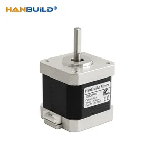 Hanbuilding motor de passo, 42 motor de passo 17hs8401 fio de chumbo 1.8a 52n cm de torque 1.8 graus para cnc impressora 3d nema17 motor de passo