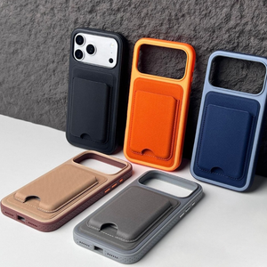 เคสโทรศัพท์แบบขายส่งพร้อมสายคล้องมือ วัสดุคาร์บอนไฟเบอร์ PC TPU 3 in 1 พร้อมขาตั้ง สำหรับ iPhone Samsung ไม่ใช่แม่เหล็ก - Product Image 2
