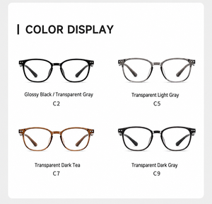 กรอบแว่นตาคุณภาพสูง Sunray OEM รุ่นวินเทจ 2026 ระดับไฮเอนด์ ผลิตจากไนลอน+TR90 ป้องกันแสงสีฟ้า ดีไซน์เพชร สำหรับผู้ใหญ่ ทั้งชายและหญิง คลาสสิก รับทำโลโก้ตามสั่ง - Product Image 5