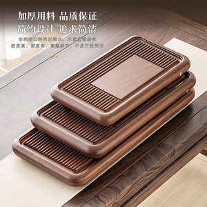 Plateaux à thé en bois massif naturel en gros, tables à thé en bois pour usage domestique, plateaux à thé haut de gamme en bois de rose, bois massif - Product Image 2