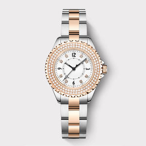 <span class=keywords><strong>VLOVE</strong></span> Reloj de Mujer Moda Madre Perla Dial Piedra Impermeable Luz Reloj de Lujo - Product Image 1
