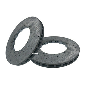 奥迪A1 A2 A3 A4 A5 A6 A7 A8 KLAKLE汽车碳纤维汽车碳陶瓷制动盘转子 - Product Image 1