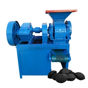 Easy To Use Small Pulverized Carbon Rice Straw Charcoal Briquette Press Briquette Making Machine