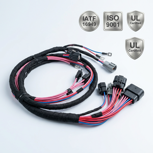 Yüksek Performanslı Özel Otomotiv Kablo Demeti Motor Kablo Montajı Endüstriyel Kablo Örgüsü IATF 16949 ISO 9001 UL - Product Image 1