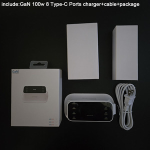 Caricabatterie Intelligente Wonders ad Alta Potenza con 2 Pin GaN (Nitruro di Gallio), PD 100W, 8 Porte USB Tipo C - Product Image 6