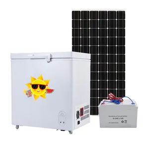 Congelatore frigorifero a energia solare da 158 litri